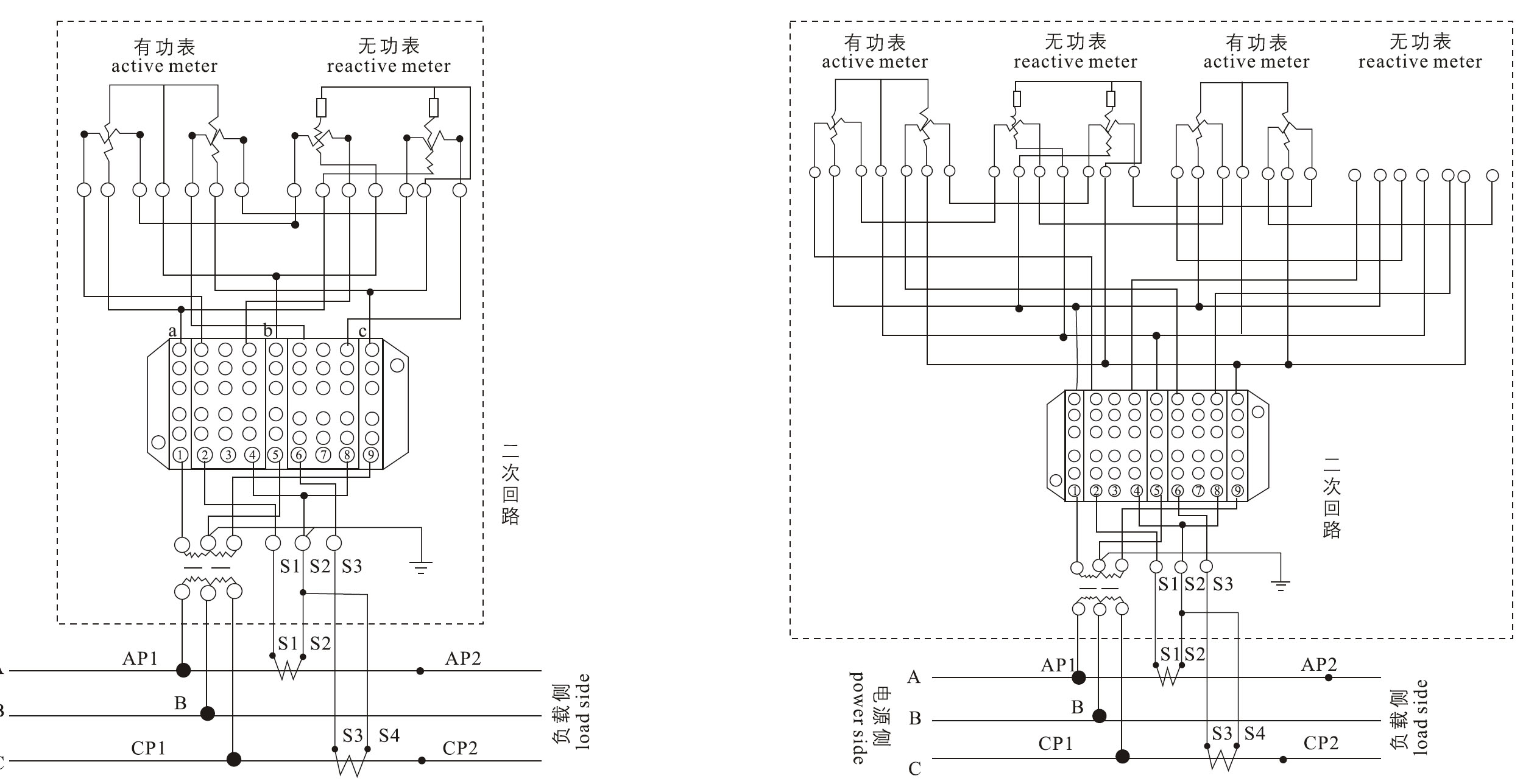 JLSZW口-6. 10户外高压电力计量箱接线原理图