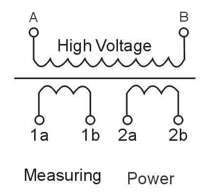 JDZC10-3、6、10(DC-3、6、10)型电压互感器接线图
