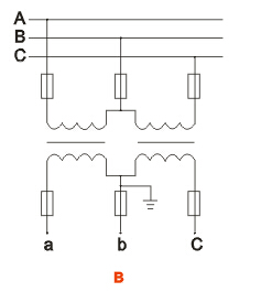 JDZ(X)2-12(35)W电压互感器接线图