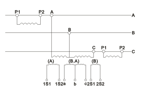 JLSZV-6、12、35W组合互感器接线